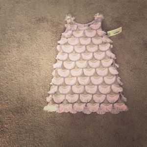 NWT pink and gold dress!! Perfect for spring!